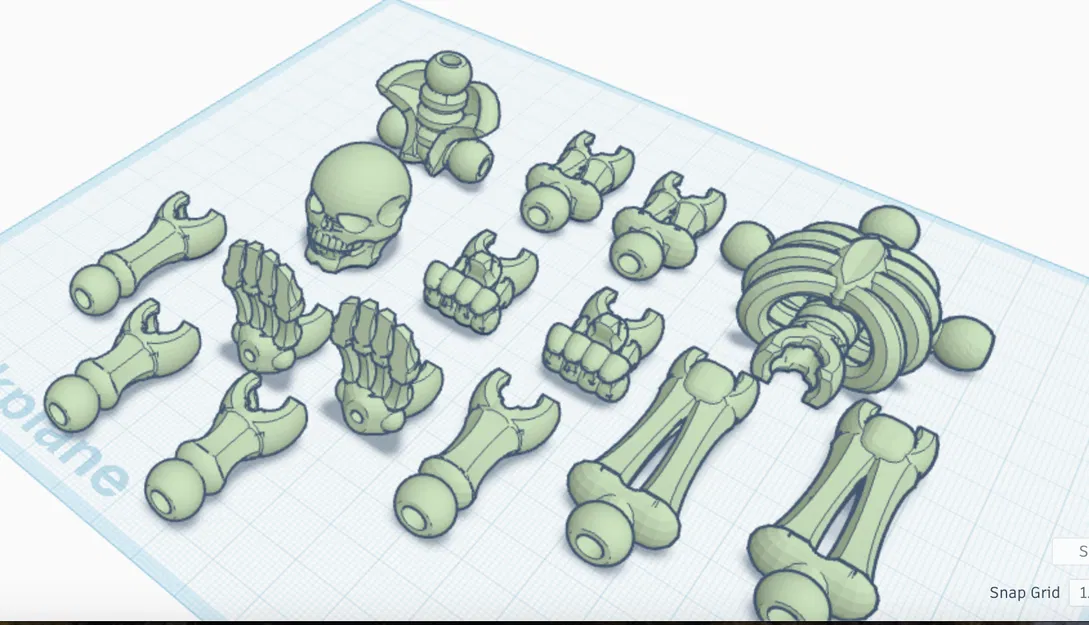 Mô hình Skeleton 13 Figure - Image 1