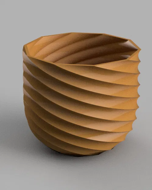 Chậu Cây Xoắn Ốc (Spiral Plant Pot) - Image 1