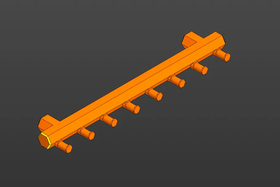 Móc treo cho tường honeycomb - Image 1