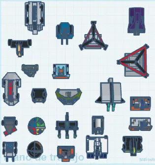 Bộ mô hình battlebots thu nhỏ (bản sao) – Bite Force, Tantrum, Bronco, Hydra, Yeti - Image 1
