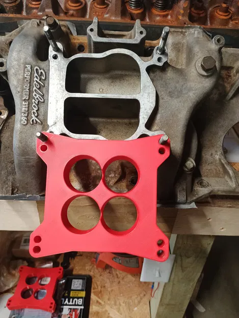 Spacer chế hòa khí cho Holley 650–750 và Edelbrock 750 - Image 3