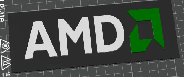 Bảng hiệu AMD cho văn phòng hoặc xưởng làm việc - Image 1