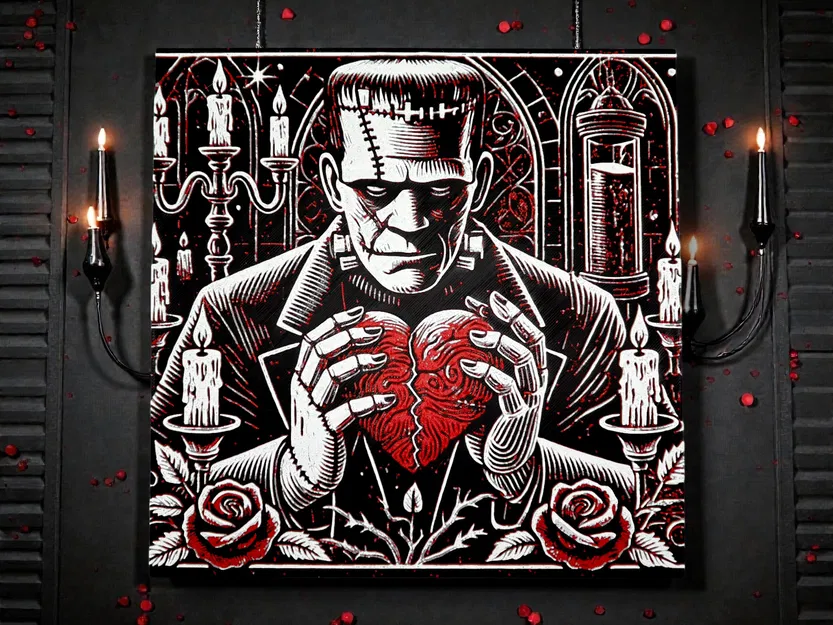 Trái Tim Của Quái Vật - Frankenstein Valentine Hueforge - Image 1