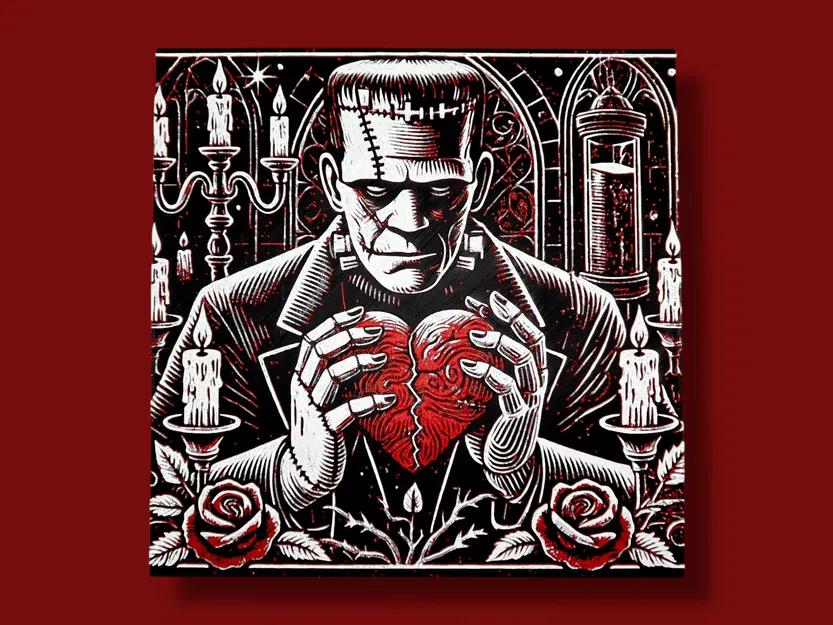 Trái Tim Của Quái Vật - Frankenstein Valentine Hueforge - Image 2