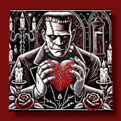 Trái Tim Của Quái Vật - Frankenstein Valentine Hueforge