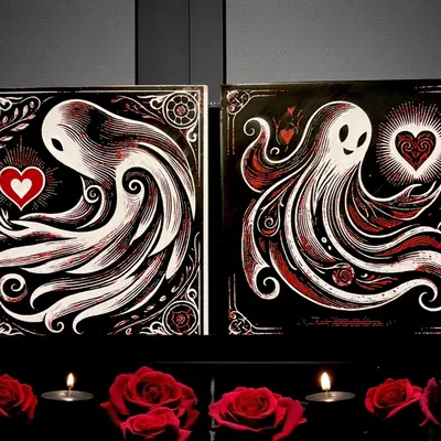 Love That Lingers - Ghost #1 Valentine's Day Hueforge