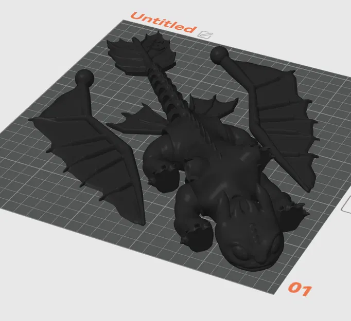 Rồng Toothless - STL remix - Image 3