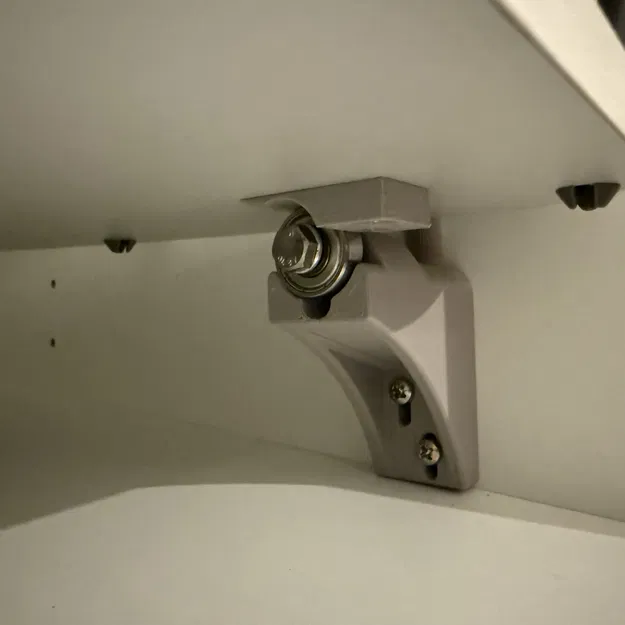 IKEA Rationell tủ bếp góc: bracket đỡ kệ kéo carousel (hợp Utrusta) - Image 2