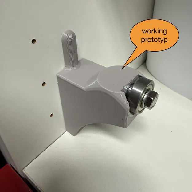 IKEA Rationell tủ bếp góc: bracket đỡ kệ kéo carousel (hợp Utrusta) - Image 4