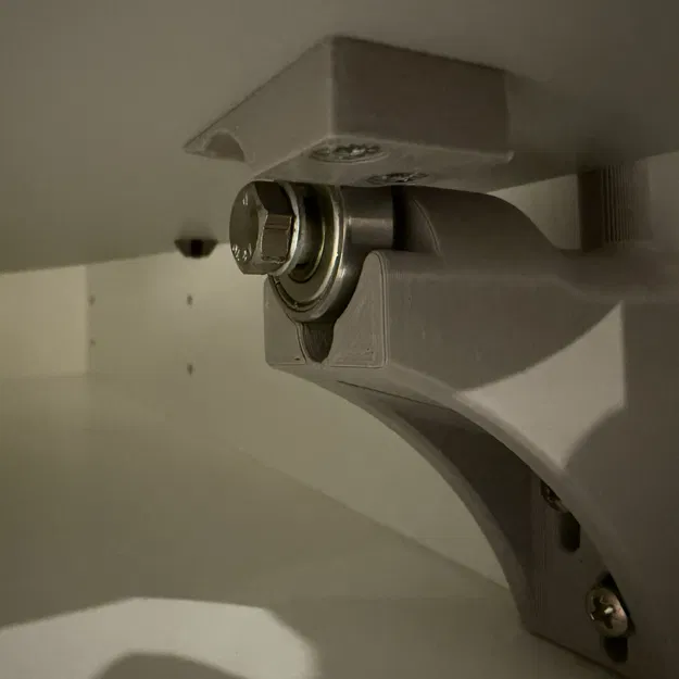 IKEA Rationell tủ bếp góc: bracket đỡ kệ kéo carousel (hợp Utrusta) - Image 9