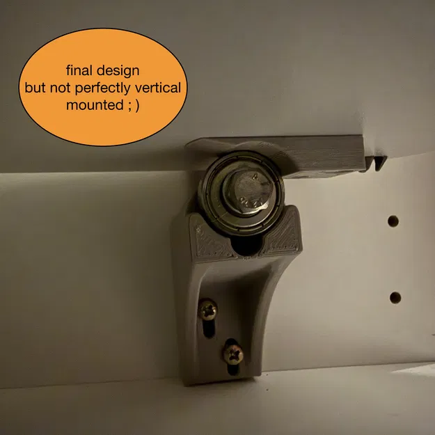 IKEA Rationell tủ bếp góc: bracket đỡ kệ kéo carousel (hợp Utrusta) - Image 10