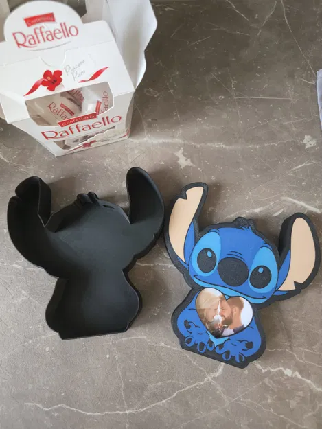 Hộp quà Valentine Stitch – Khung ảnh trái tim & chỗ cắm hoa hồng - Image 2