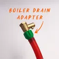Adapter xả boiler cho van xả áp – 1/2” BSPP sang vòi tưới (garden hose) - Thumbnail 1