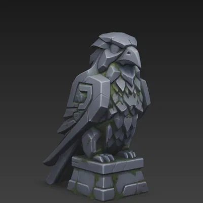 Tượng quạ (Crow statue)