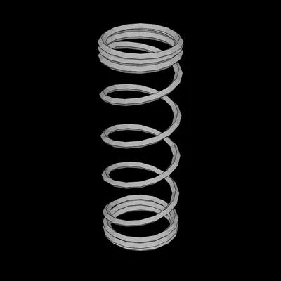 Lò xo tương thích LEGO (71953.dat) cho Technic Shock Absorber 6.5L Stiff