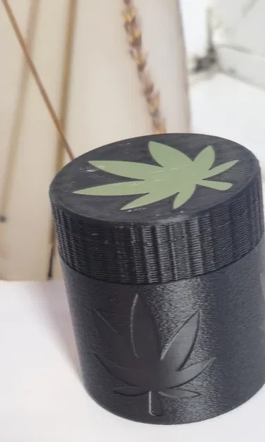 leaflock – Hộp đựng nắp vặn nhỏ gọn họa tiết lá - Image 1