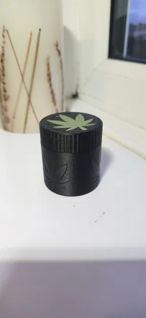 leaflock – Hộp đựng nắp vặn nhỏ gọn họa tiết lá - Image 2