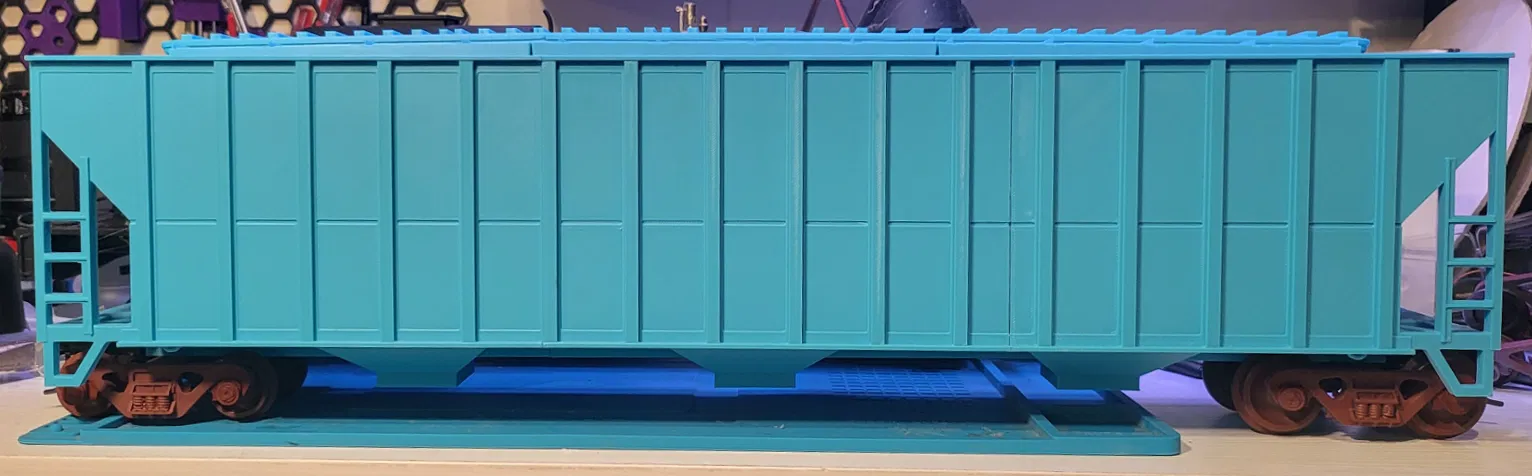 Toa chở hàng Covered Hopper 3 khoang tỉ lệ 1:29 - Image 3