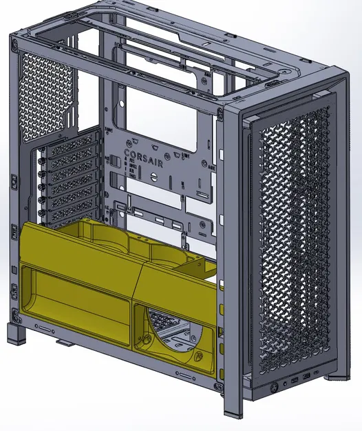 Shroud hút gió hông - Frame 4000D - Image 2