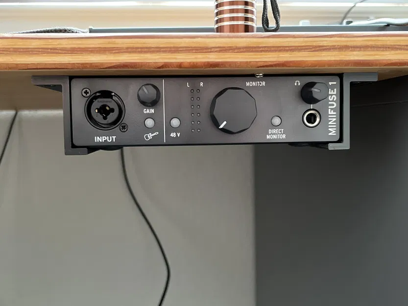 Giá treo Minifuse gắn dưới bàn (Under Desk Mount) - Image 1