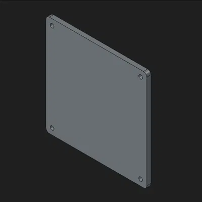 Tấm bịt quạt 120mm Universal / Remix shroud Corsair Frame 4000D