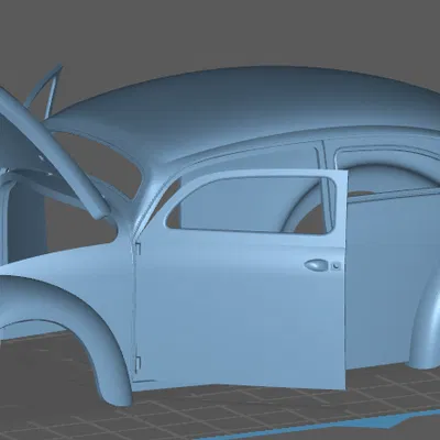 VW Beetle split window chopped (không nẹp trim)