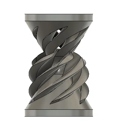 Đồ chơi fidget sablier với vòng xoắn ốc bên trong (indoor spere spiral) - Image 1