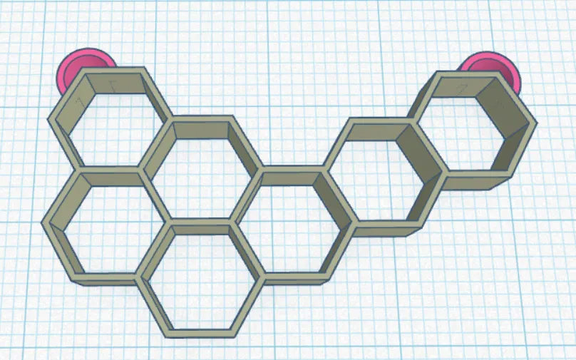 Mặt dây chuyền Honeycomb Pendant - Image 1