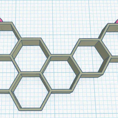 Mặt dây chuyền Honeycomb Pendant