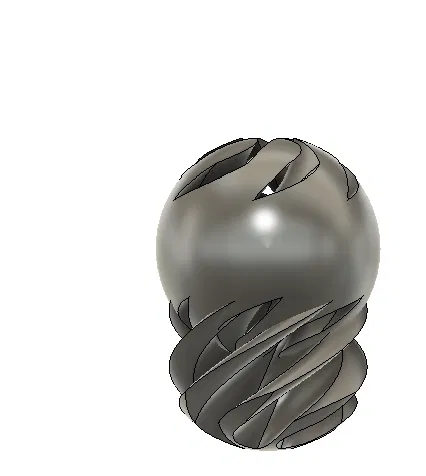 Quả cầu Fidget xoắn ốc – Fidget xoay thôi miên, in không cần support - Image 1