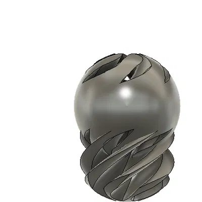 Quả cầu Fidget xoắn ốc – Fidget xoay thôi miên, in không cần support