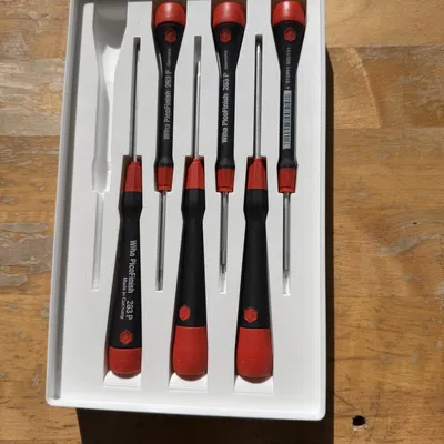 Khay Gridfinity cho Wiha 263 P – bộ hex driver hệ metric