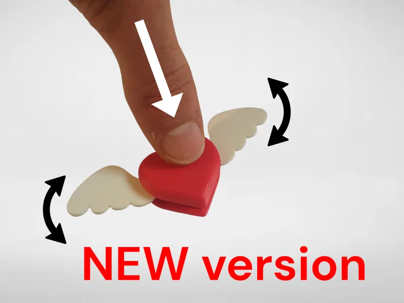 Trái tim khớp nối có cánh (Articulated Heart with Wings) - Image 1