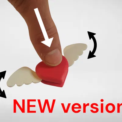 Trái tim khớp nối có cánh (Articulated Heart with Wings)