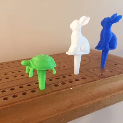 Peg hình thú cho bàn Cribbage (Cribbage board pegs)