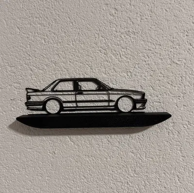 BMW E30 wallart – Tranh treo tường