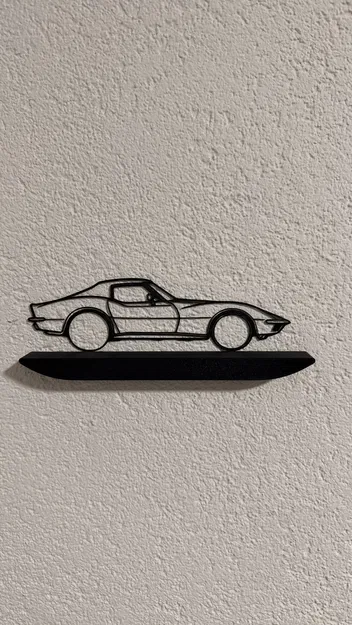 Corvette C3 wallart – Tranh treo tường - Image 1
