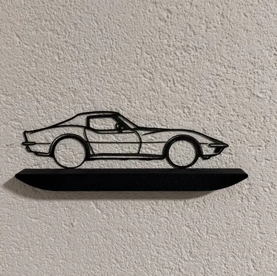 Corvette C3 wallart – Tranh treo tường