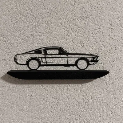 Tranh treo tường Ford Mustang 1967
