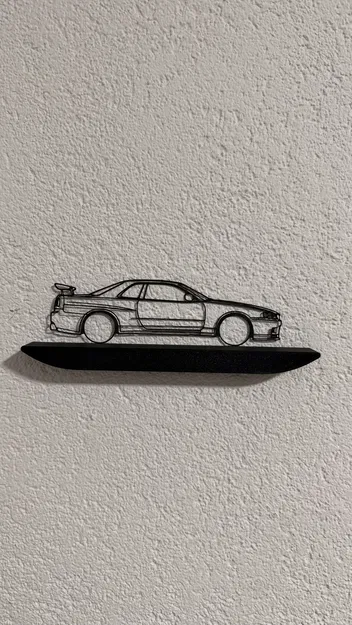 Tranh treo tường Nissan R34 Skyline (wallart) - Image 1