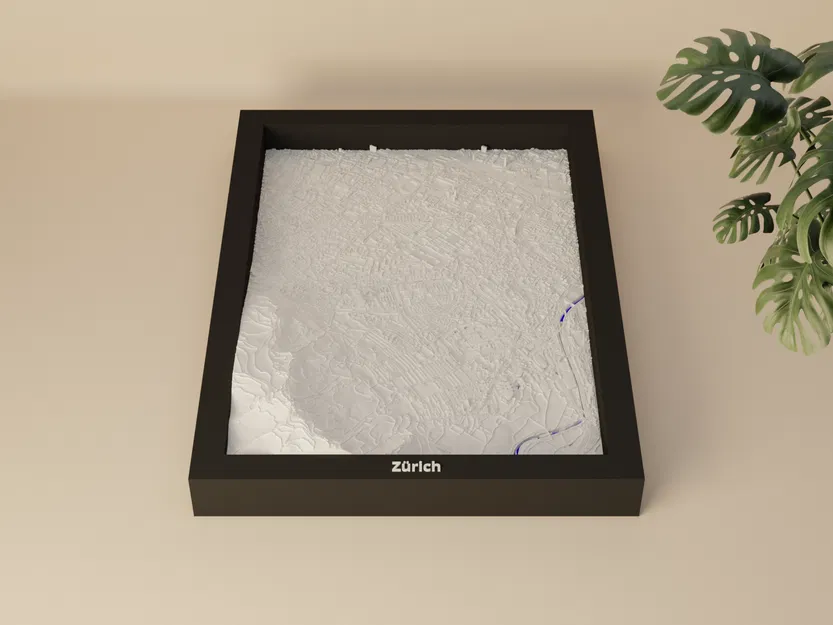 Zürich, Thụy Sĩ - 3D Miniature - Image 1