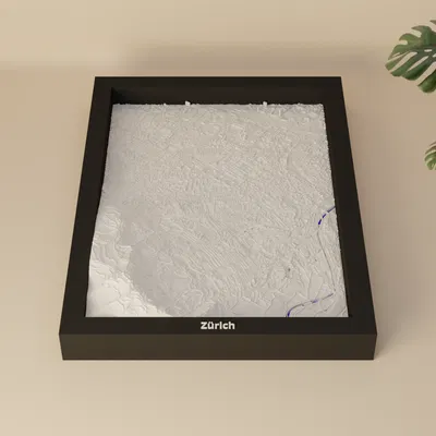 Zürich, Thụy Sĩ - 3D Miniature