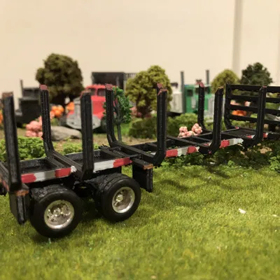 Rơ-moóc chở gỗ tỉ lệ 1/64 (1/64 scale log trailer)