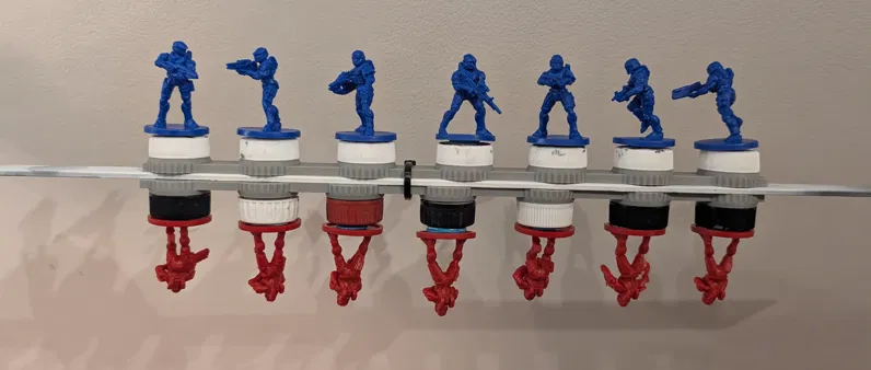 Thanh giữ nắp chai để sơn lót (priming) mini - Image 1