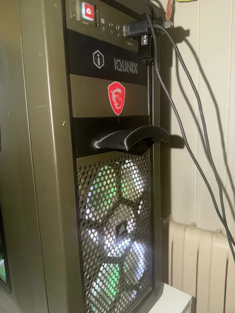 Corsair VengeanceC70 5.25 support casque – Giá treo tai nghe gắn khay 5.25" - Image 2