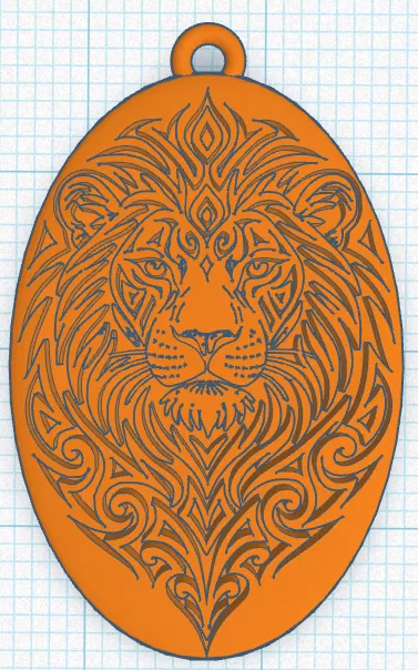 Móc khóa sư tử (llavero leon) - Image 1