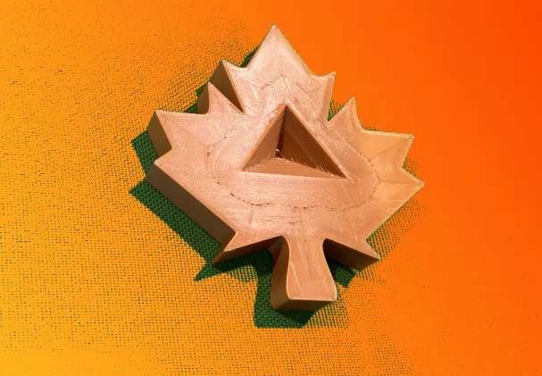 Kệ trưng Megaminx Rubik: lá phong - Image 1