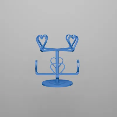 Giá Trưng Bày Ảnh Trái Tim Nhiều Khung (Heart Multi-Photo Holder)