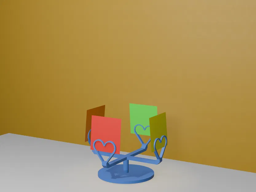 Giá Trưng Bày Ảnh Trái Tim Nhiều Khung (Heart Multi-Photo Holder) - Image 8