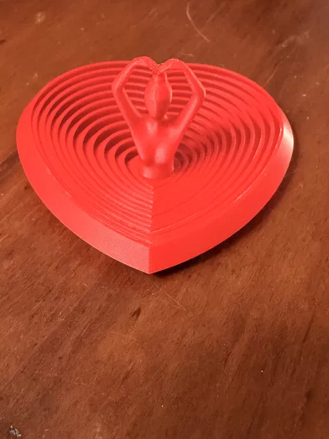 Heartbeat Dancer fidget - Valentine (Trái tim động học print-in-place) - Image 2